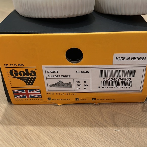 NWT Gola Sun/Off White Cadet sneakers (free people) size 8 - Picture 8 of 8